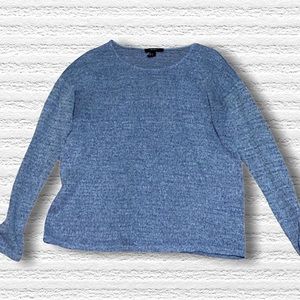 Forever 21 Light Blue Knit Sweater Size M